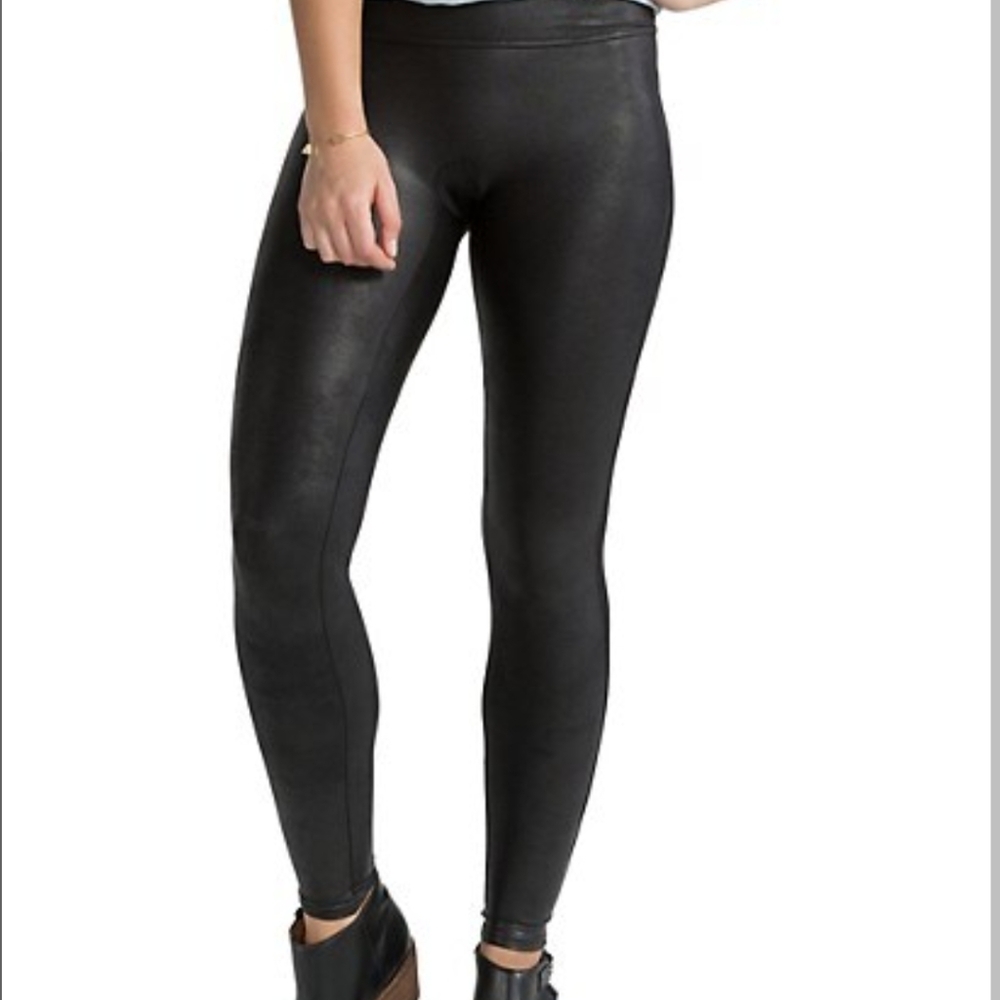 Spanx faux leather leggings
